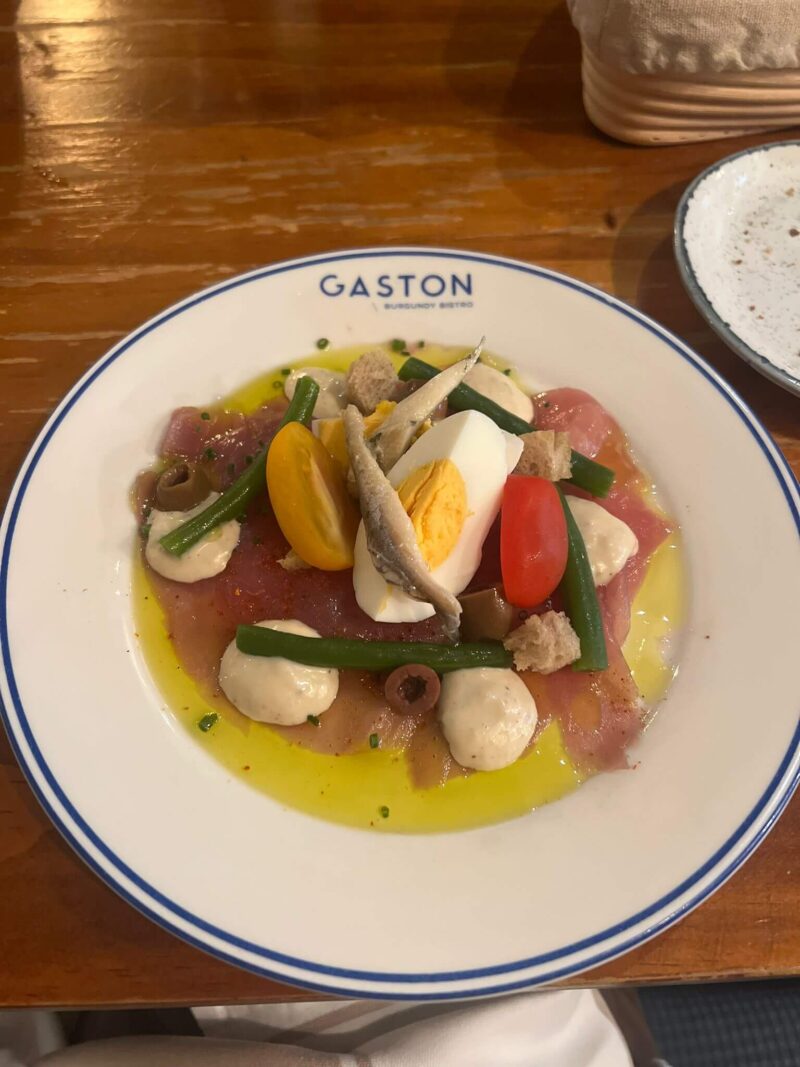 GASTON lunch menu